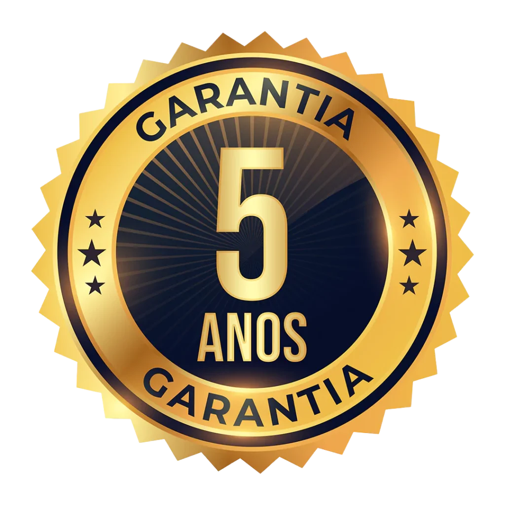 Garantia de 5 anos